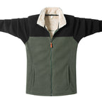 Polar Fleece Jacket Warm Thick Stand-up Collar Cardigan Coat
