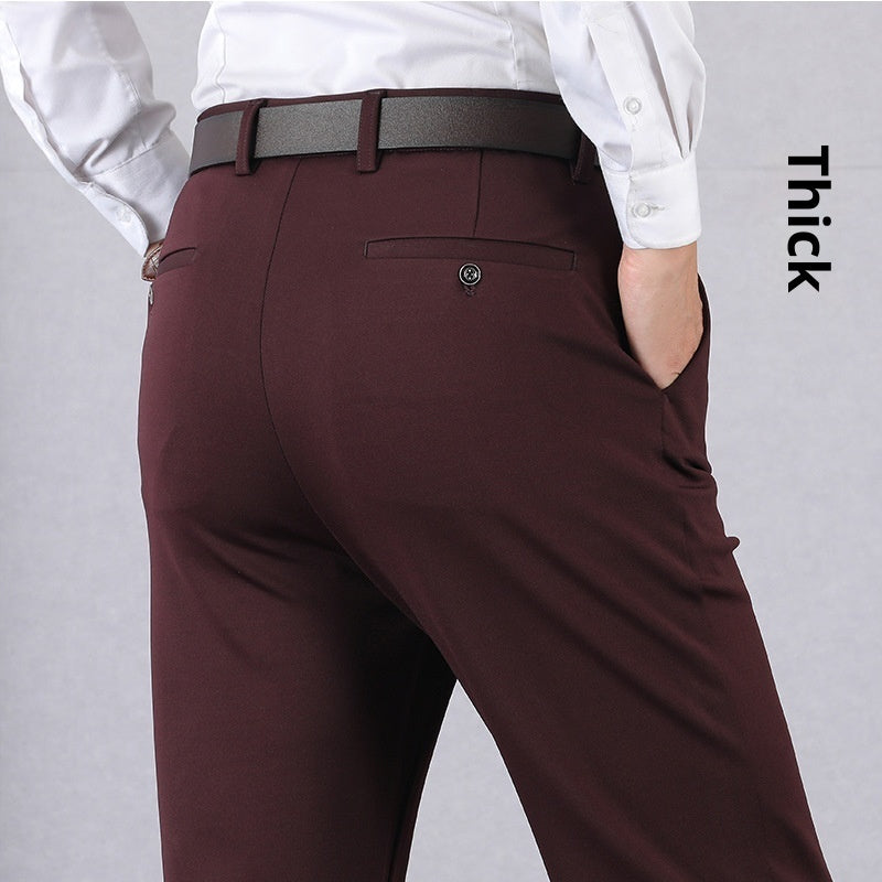 Elastic Dad Suit Trousers For Middle-aged And Elderly People
