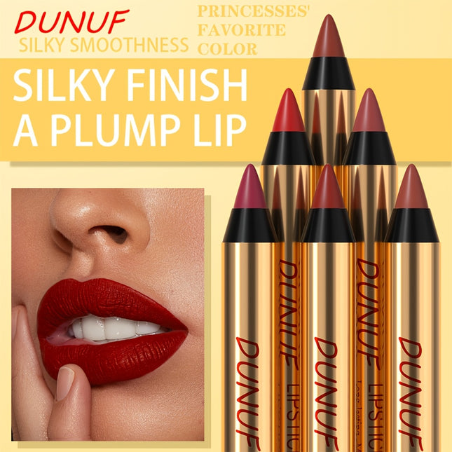 DUNUF Lip Liner and Lipstick Matte Long Lasting Waterproof