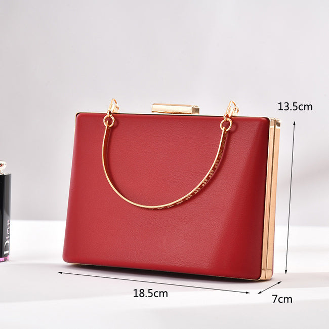 Solid Color European And American Style Simple Double Ring Bag Main Image