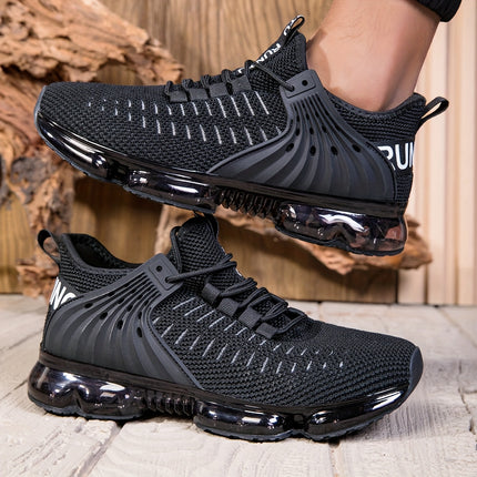 Knitted Men Women Running Shoes With Air Cushion Max