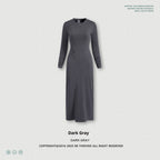 Long Sleeve Dress Split Sheath Dress For Women