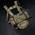 Built-in Quick Pull Sleeve MK4 Tactical Multi-function Expansion Mount Breathable Quick Release Camouflage Chest Hanging Vest