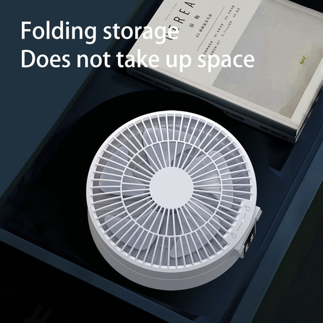Remote Control Portable Rechargeable Ceiling Usb Electric Folding Fan Night Light Air Cooler Home-appliance Home Main Image