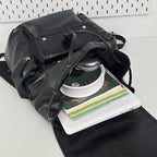 Solid Color Simple Couple Convenient Travel Large Capacity Backpack