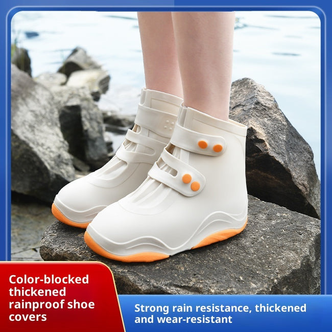 Men's And Women's Waterproof Shoe Cover Silicone Non-slip Wear-resistant Main Image