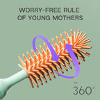 Electric Silicone Bottle Brush 360 Degree Rotating Baby Pacifier Cup Pacifier Cleaning Brush Set With Lithium Battery