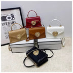 Fashion Portable Small Square Bag Flip Double Compartment