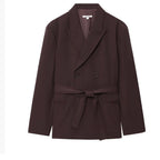 Waistband Blazer Suit Pants Suit