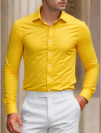 Summer Anti-wrinkle Casual Shirt Men's Long-sleeved Shirt