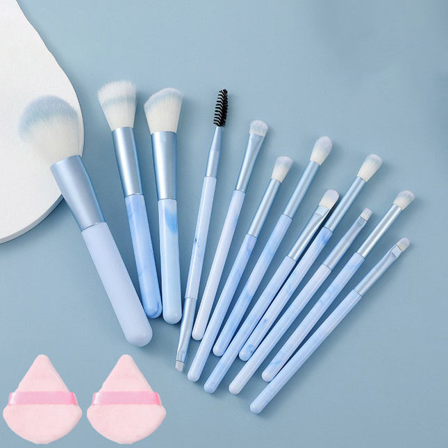Deluxe Makeup Brush Set Ultra Soft Portable Foundation