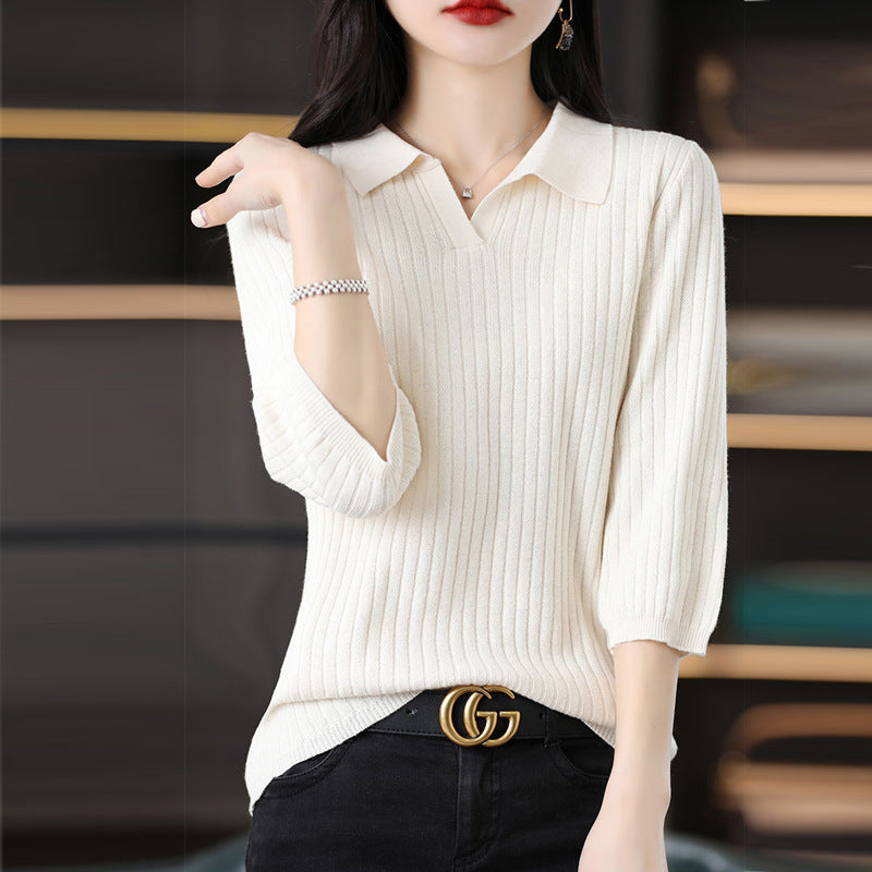 Women's Loose Slimming Inner Sweater