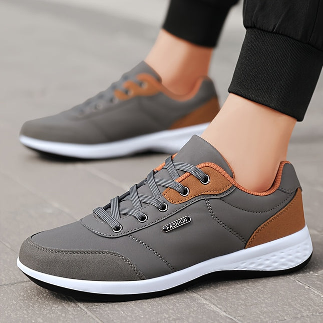 Men All Season Sneakers Cushioned Comfort Lace Up Shoes