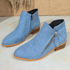 Suede European And American Style Women's Ankle Boots