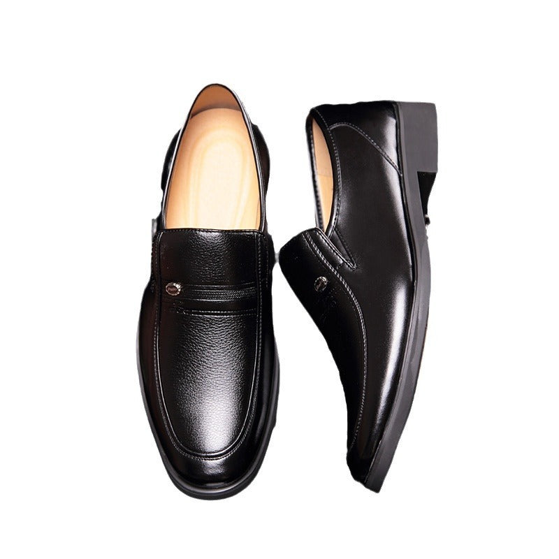 Classic Soft Leather Men's Leather Shoes Business Casual Breathable