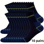 10 pairs of navy blue / One-size