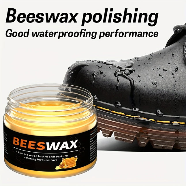 Premium Beeswax Leather Shoe Polish Natural Conditioning