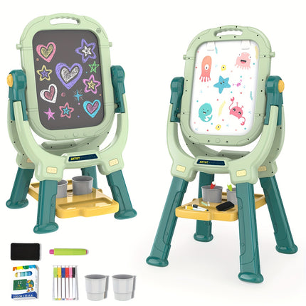 Ylovetoys Kids Art Easel With Magnetic Drawing Board