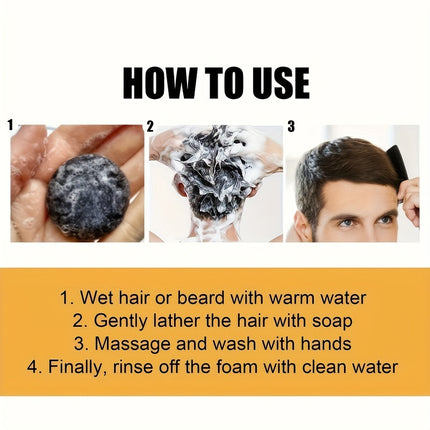 Five Box Black Hair Soap Plant Formula Nourishes Roots
