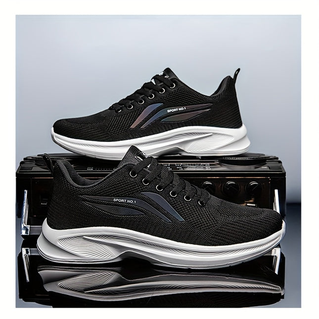 Mens Breathable Mesh Running Shoes Lightweight Non Slip