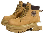 Height Increasing Retro Style Temperament Wild Fashion Small Martin Boots