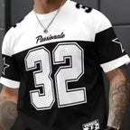 Summer Menswear Casual Digital Printed Round Neck Short Sleeve T-shirt