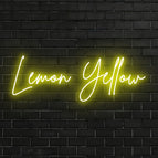 Lemon Yellow / 25.4 cm/5 letters