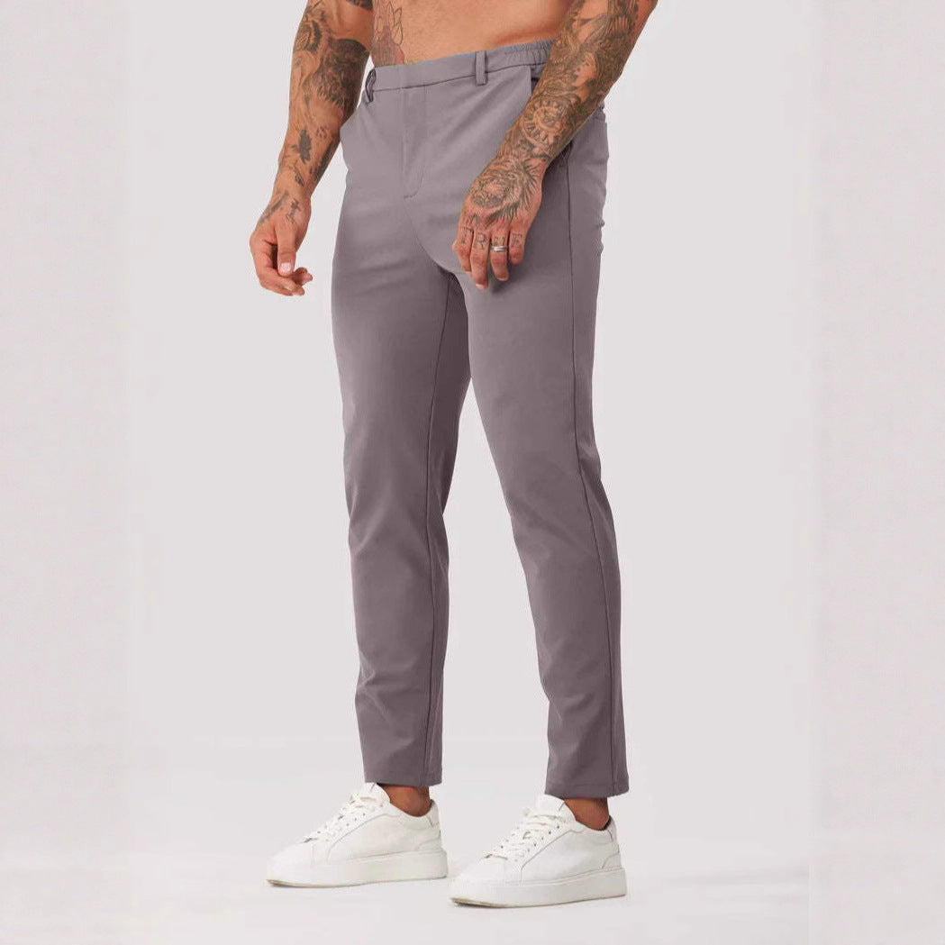 Solid Color Casual Men's Suit Pants Business All-match Trousers