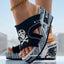Newspaper Skull Original Hem Platform Wedge Slides - Anklet Not Included