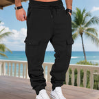 Fleece-lined Multi-pocket Cargo Outdoor Sports Casual Pants