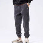 Autumn And Winter Ankle-tied Japanese Corduroy Retro Casual Sports Pants Men