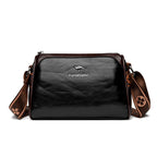 Oil Wax Leather Cross-border Trendy Women's Bag New Retro Double-sided
