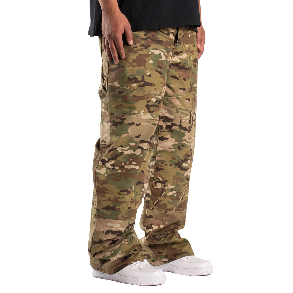 New Men's Loose Camouflage Workwear Jeans