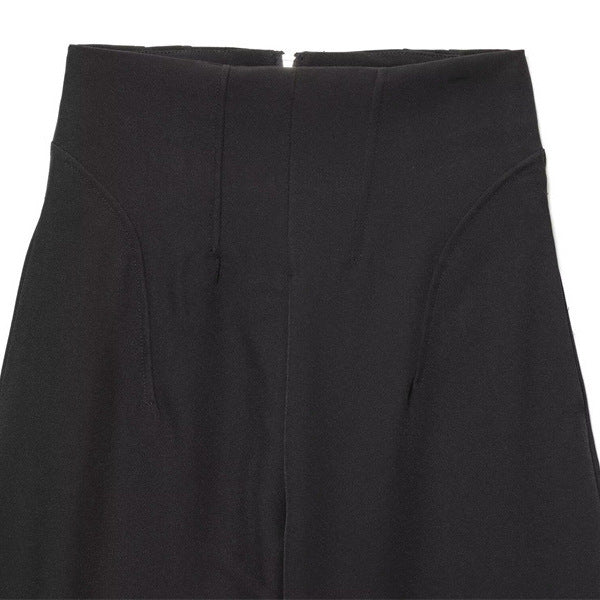 Women's Fashionable All-match Zipper High Waist Trousers