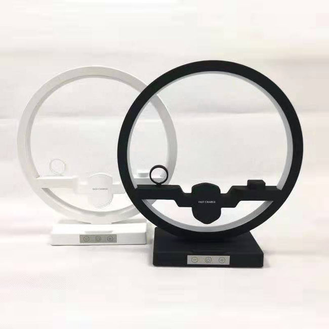 Fast Charging 4 in 1 Bedside Lamp Wireless Charger Bracket Main Image