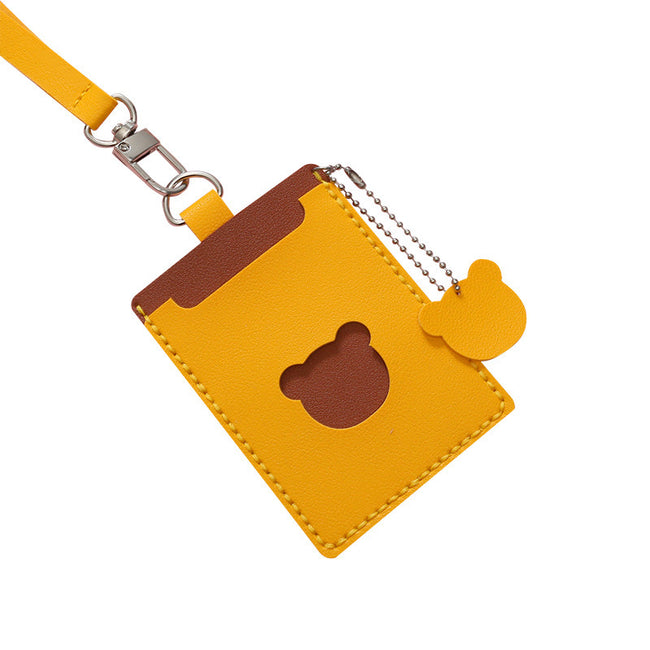 Handmade Diy Cartoon Cute Card Holder Pu Main Image