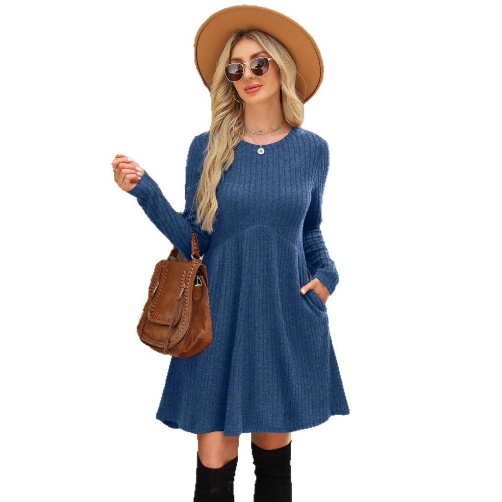 Women's Dress Bohemian Brushed Sunken Stripe