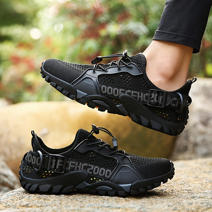 Men Quick Dry Lightweight Non Slip Hiking Shoes All Terrain