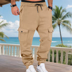 Fleece-lined Multi-pocket Cargo Outdoor Sports Casual Pants