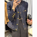 Early Autumn New Denim Short Coat
