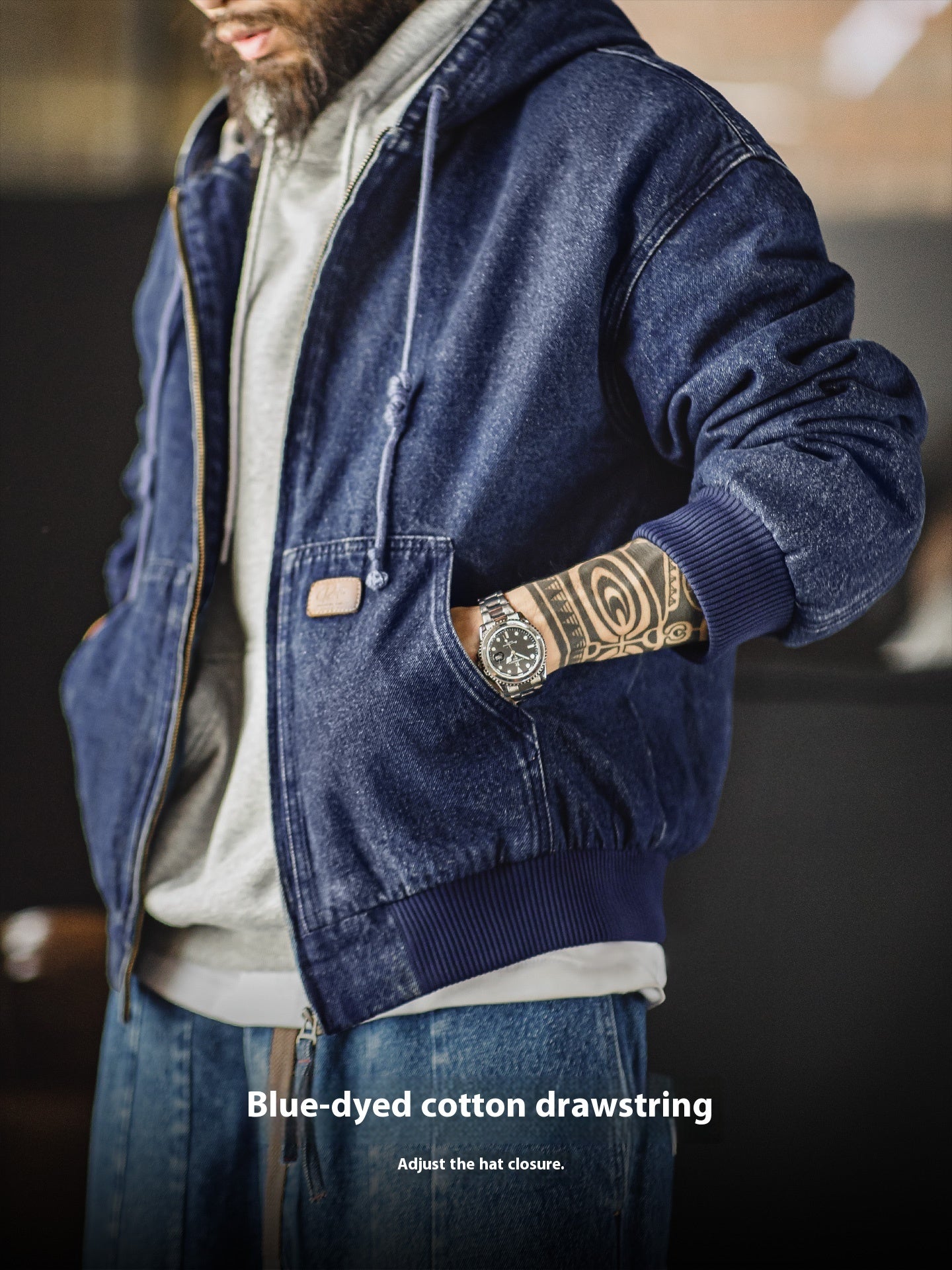 Tooling American Retro Washed Denim Jacket