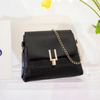 Chain Fashion Stone Pattern Small Square Bag