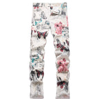 Animal Digital Printed Pants Men's Slim Fit