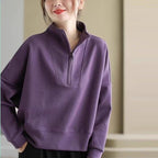 Long Sleeve Short Top Plus Size Women's Fashion