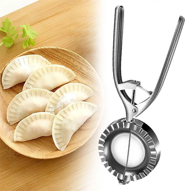Kitchen Dumpling Mold Stainless Steel Dumpling Machine Pressing Home Baking Tool Skin Press Tool Dumpling Noodle Manual Kitchen Gadgets Main Image
