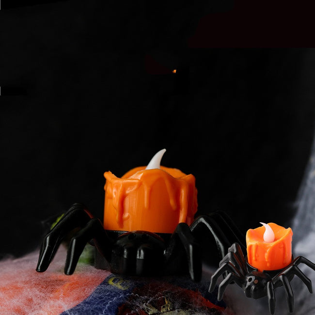 Halloween Festival Atmosphere Creative Halloween Spider Candlestick Ornaments Main Image
