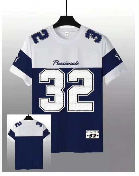 Summer Menswear Casual Digital Printed Round Neck Short Sleeve T-shirt