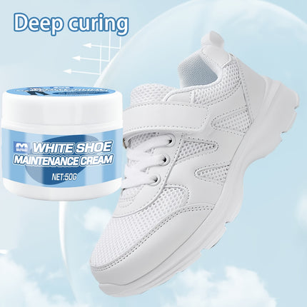 White Sneaker Maintenance Cream Refurbish Shoes At Home