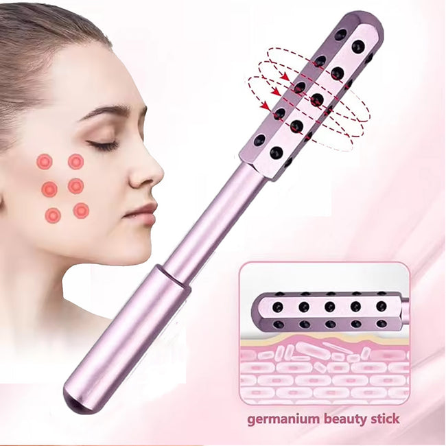 30 Germanium Beauty Stick Massage Beauty Stick Facial Roller Face Lift Bar Anti Wrinkle Facial Massager Skin Care Tool Derma Rolling Face Massage Roller Wand Hover Image
