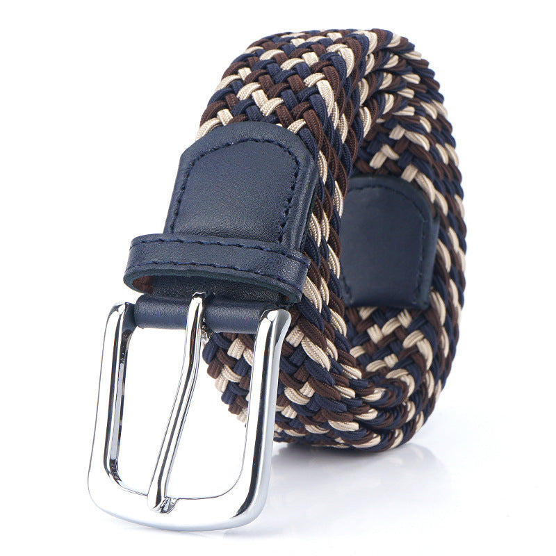 Canvas Elastic Stretch Belt Pin Buckle Canvas Belt